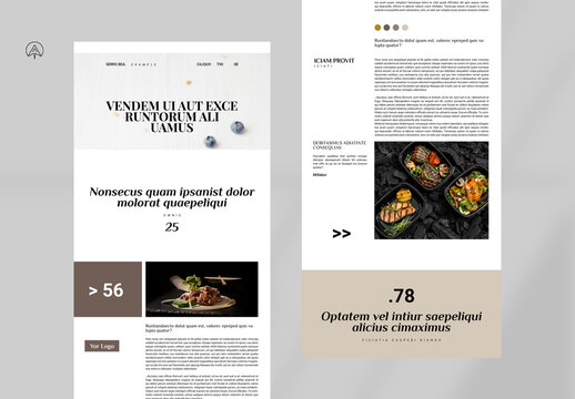 Food News Letter Template