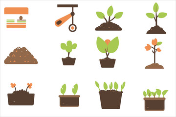 set of plants