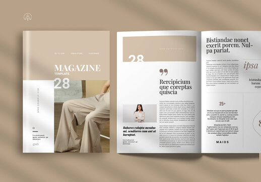 Portfolio Magazine Template