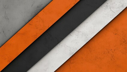 Modern backdrop of burnt orange, gray, and white with stylish diagonal lines.
