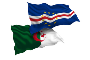 Cabo Verde and Algeria Friendship Flags Diplomatic Relations of Two countries, Sports competition