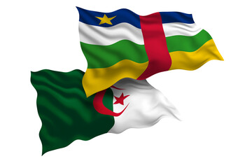 Central African Republic and Algeria Friendship Flags Diplomatic Relations of Two countries, Sports competition