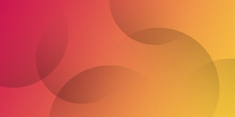Abstract background with shaded circles and grainy texture in red and yellow hues. The design is perfect for banners, posters, headlines and covers.