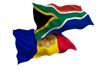 South Africa and Andorra Friendship Flags Diplomatic Relations of Two countries, Sports competition