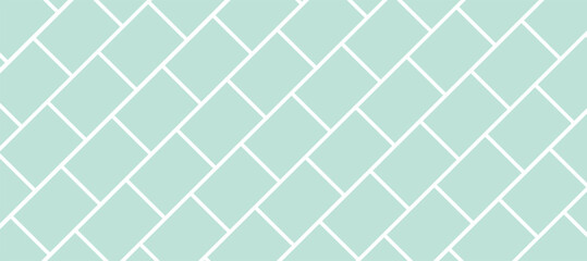 White and turquoise vector seamless pattern with diagonal geometric shapes