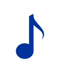 Obraz premium music note icon filled with color