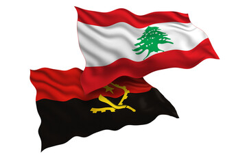 Lebanon and Angola Friendship Flags Diplomatic Relations of Two countries, Sports competition
