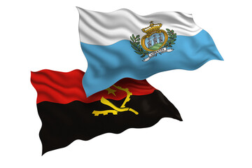 San Marino and Angola Friendship Flags Diplomatic Relations of Two countries, Sports competition