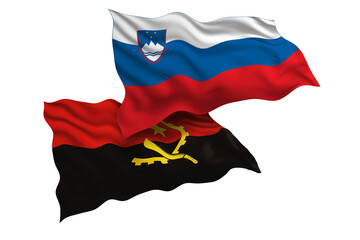 Slovenia and Angola Friendship Flags Diplomatic Relations of Two countries, Sports competition