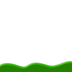 Green bottom border