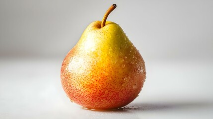 Pear on white background