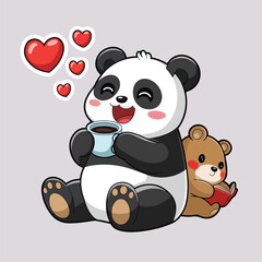 Obraz premium a cute panda