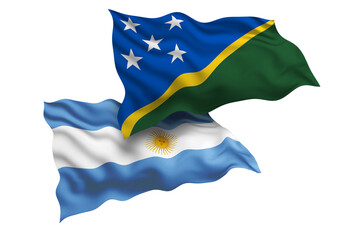 Solomon Islands and Argentina Friendship Flags Diplomatic Relations of Two countries, Sports competition