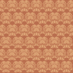 Luxury Damask Pattern – Elegant Ornate Design for High-End Interiors and Fashion Indulge in timeless sophistication with this exquisite damask pattern, meticulously crafted