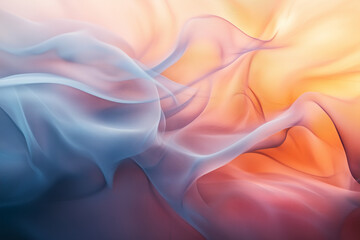 Obraz premium Gradients and gentle blur effects are used in this abstract depiction of time passing to show movement and change.