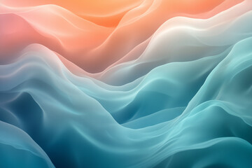 Fototapeta premium Gradients and gentle blur effects are used in this abstract depiction of time passing to show movement and change.