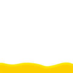 Yellow bottom border