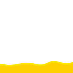 Yellow bottom border