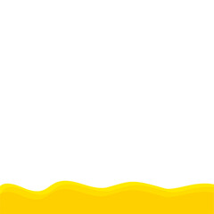 Yellow bottom border