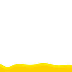 Yellow bottom border