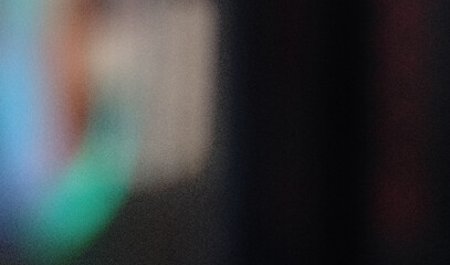 Abstract blurred grainy gradient background texture. Colorful digital grain soft noise effect pattern. Lo-fi multicolor vintage retro. VHS Glitch effect Texture