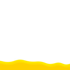 Yellow bottom border