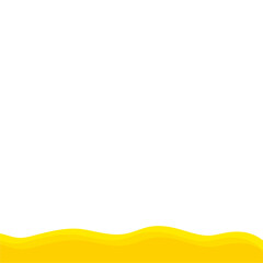 Yellow bottom border