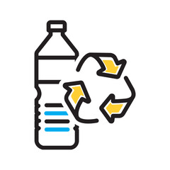 Vector multi color icon for Recycle