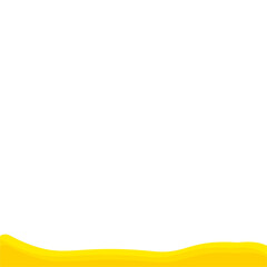 Obraz premium Yellow bottom border