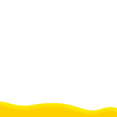 Yellow bottom border