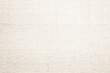 Brown sackcloth woven texture background in natural pattern. Jute hessian burlap, linen background in light beige cream color blank. Weaving canvas fiber line cotton cloth textured as organic.