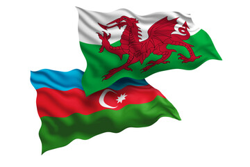 Wales and Azerbaijan Friendship Flags Diplomatic Relations of Two countries, Sports competition