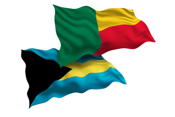 Benin and Bahamas Friendship Flags Diplomatic Relations of Two countries, Sports competition