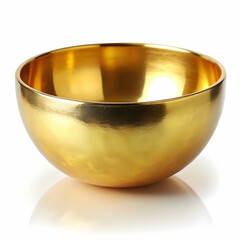 Gold Metal Bowl Elegant Home Decor