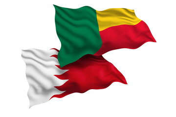 Benin and Bahrain Friendship Flags Diplomatic Relations of Two countries, Sports competition