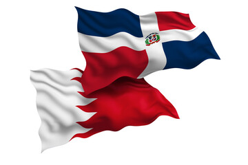 Dominican Republic and Bahrain Friendship Flags Diplomatic Relations of Two countries, Sports competition