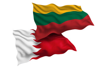 Lithuania and Bahrain Friendship Flags Diplomatic Relations of Two countries, Sports competition