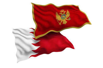 Montenegro and Bahrain Friendship Flags Diplomatic Relations of Two countries, Sports competition