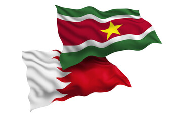 Suriname and Bahrain Friendship Flags Diplomatic Relations of Two countries, Sports competition