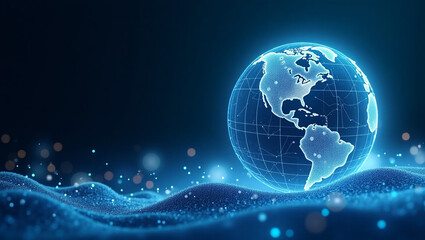 Fototapeta premium Global Network Innovation