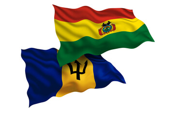 Bolivia and Barbados Friendship Flags Diplomatic Relations of Two countries, Sports competition