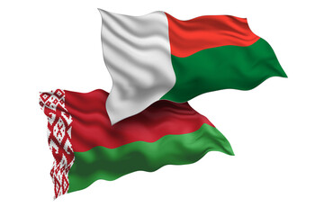 Madagascar and Belarus Friendship Flags Diplomatic Relations of Two countries, Sports competition