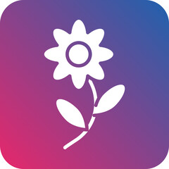 Flower Vector Icon Style