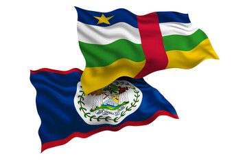 Central African Republic and Belize Friendship Flags Diplomatic Relations of Two countries, Sports competition