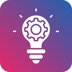 Automation Solutions Vector Icon Style