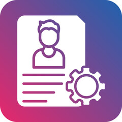 De Identification Vector Icon Style