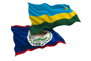 Rwanda and Belize Friendship Flags Diplomatic Relations of Two countries, Sports competition