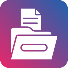 Open Archive Vector Icon Style
