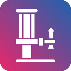 Beer Tap Vector Icon Style