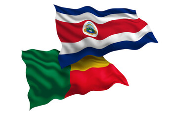 Costa Rica and Benin Friendship Flags Diplomatic Relations of Two countries, Sports competition